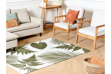 Barzah Ryamatta 140x200 cm - Grön - Textil & mattor - Matta - Modern matta - Bomullsmatta