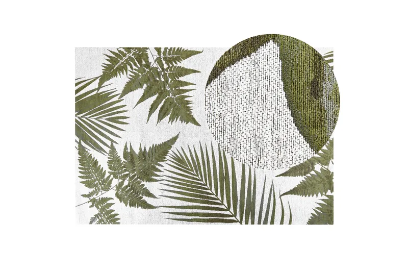 Barzah Ryamatta 140x200 cm - Grön - Textil & mattor - Matta - Modern matta - Ryamatta