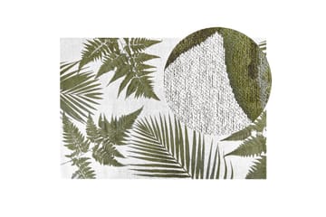 Barzah Ryamatta 140x200 cm - Grön - Textil & mattor - Matta - Modern matta - Bomullsmatta