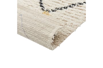Beige Bomullsmatta 160x230 cm - Beige - Textil & mattor - Matta - Modern matta - Bomullsmatta