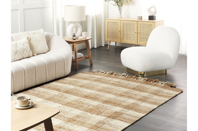 Berissa Jutematta 160x230 cm - Beige - Textil & mattor - Matta - Modern matta - Jutematta & hampamatta