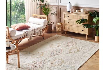 Bettiah Bomullsmatta 160x230 cm - Beige - Textil & mattor - Matta - Modern matta - Bomullsmatta