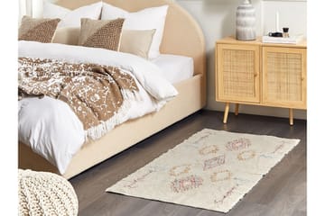 Bettiah Bomullsmatta 80x150 cm - Beige - Textil & mattor - Matta - Modern matta - Bomullsmatta