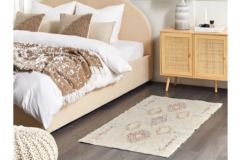 Bettiah Bomullsmatta 80x150 cm - Beige - Textil & mattor - Matta - Modern matta - Bomullsmatta