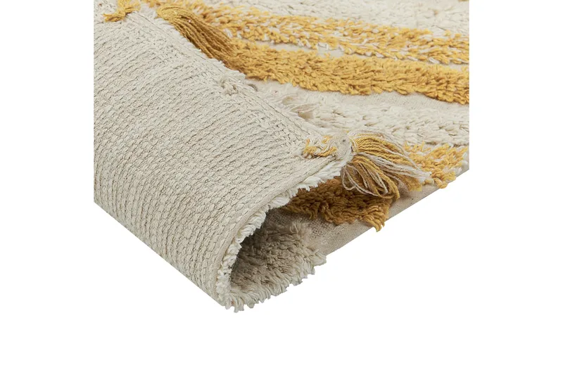 Bingol Ryamatta 140x200 cm - Gul - Textil & mattor - Matta - Modern matta - Ryamatta