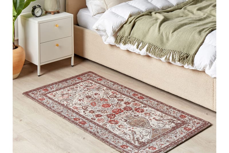 Binnisz Ryamatta 80x150 cm - Röd - Textil & mattor - Matta - Modern matta - Ryamatta