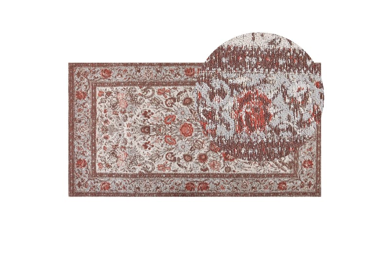 Binnisz Ryamatta 80x150 cm - Röd - Textil & mattor - Matta - Modern matta - Ryamatta