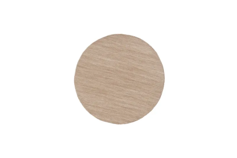 Birka Ullmatta Ø120 cm Rund - Sand - Textil & mattor - Matta - Modern matta - Ullmatta
