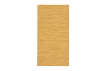 Birka Ullmatta Rektangulär 75x150 cm - Ockragul - Textil & mattor - Matta - Modern matta - Ullmatta