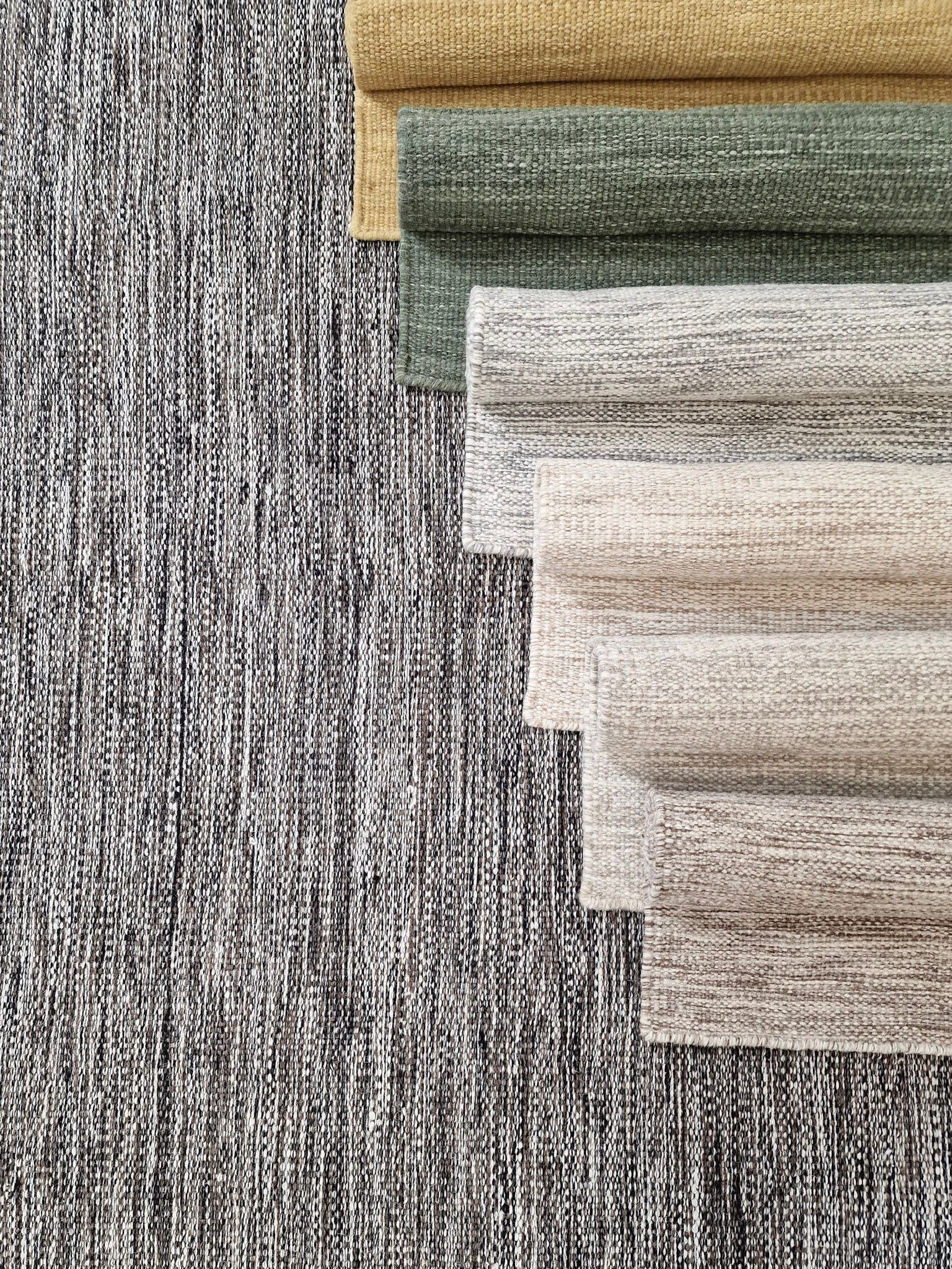 Birka Ullmatta Rektangulär 75x150 cm - Ockragul