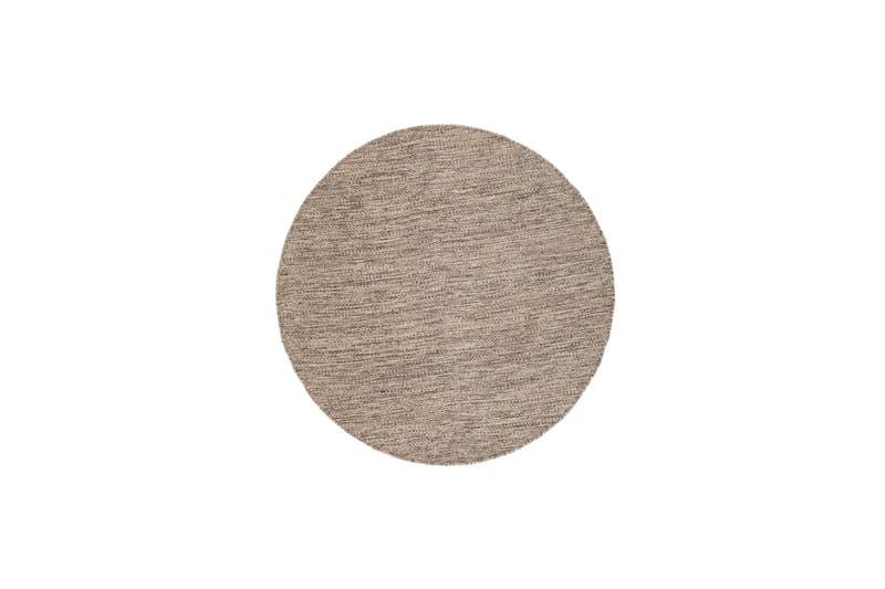 Birka Ullmatta Rund 120 cm, Mörklinne