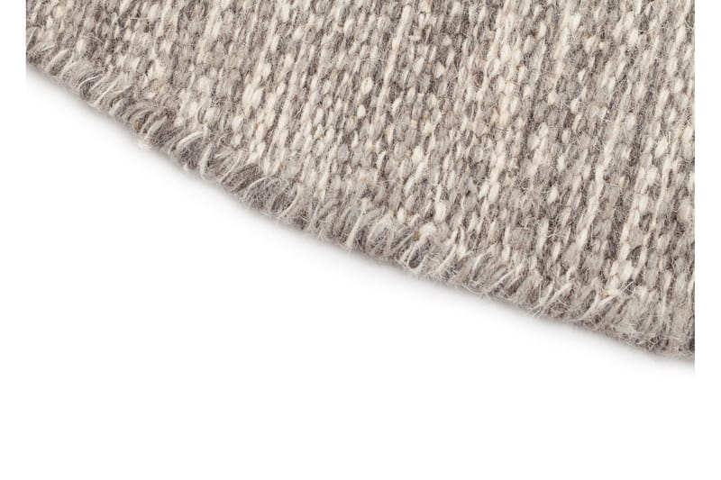 Birka Ullmatta Rund 120 - Silver - Textil & mattor - Matta - Modern matta - Ullmatta
