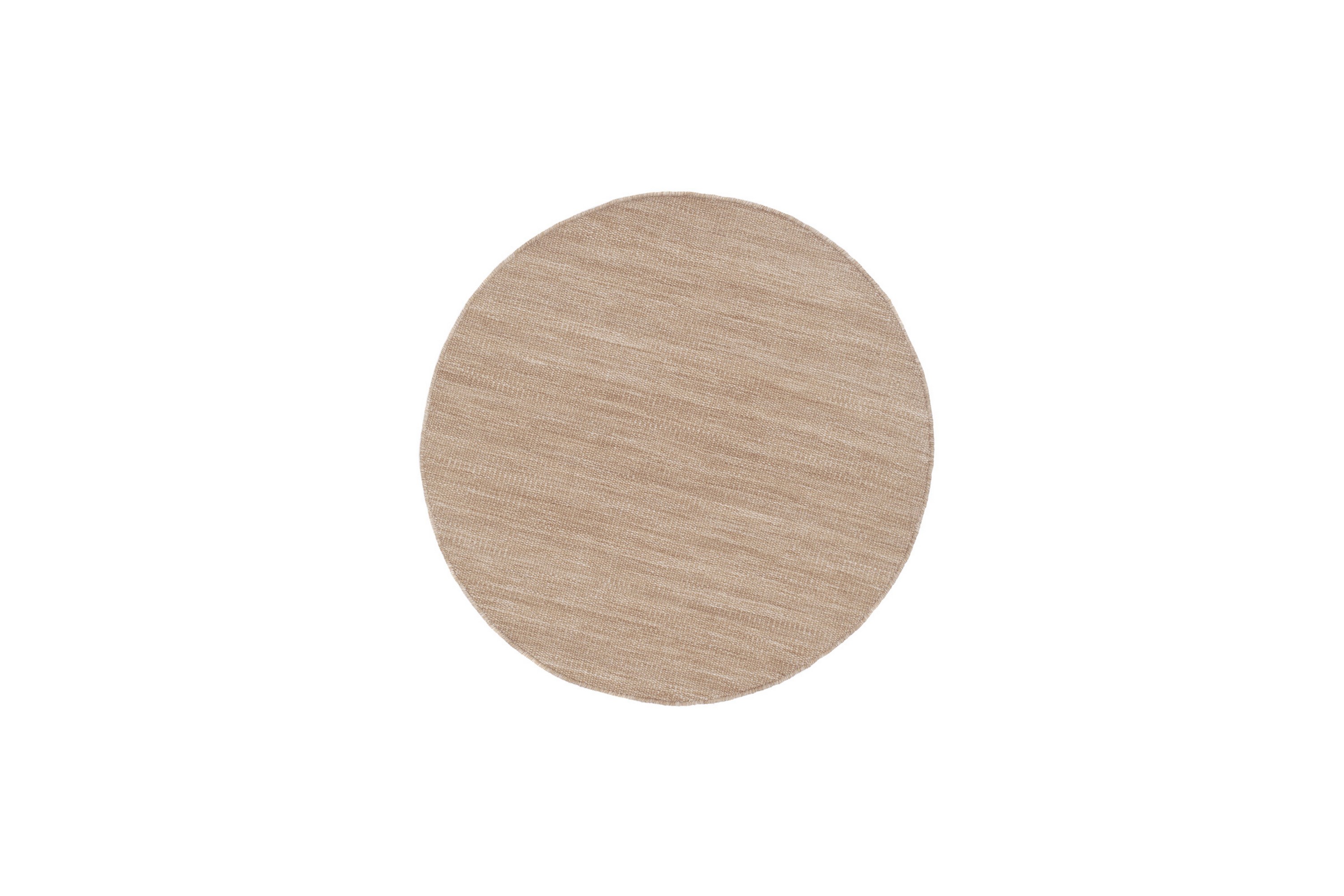 Birka Ullmatta 120 cm Rund Sand