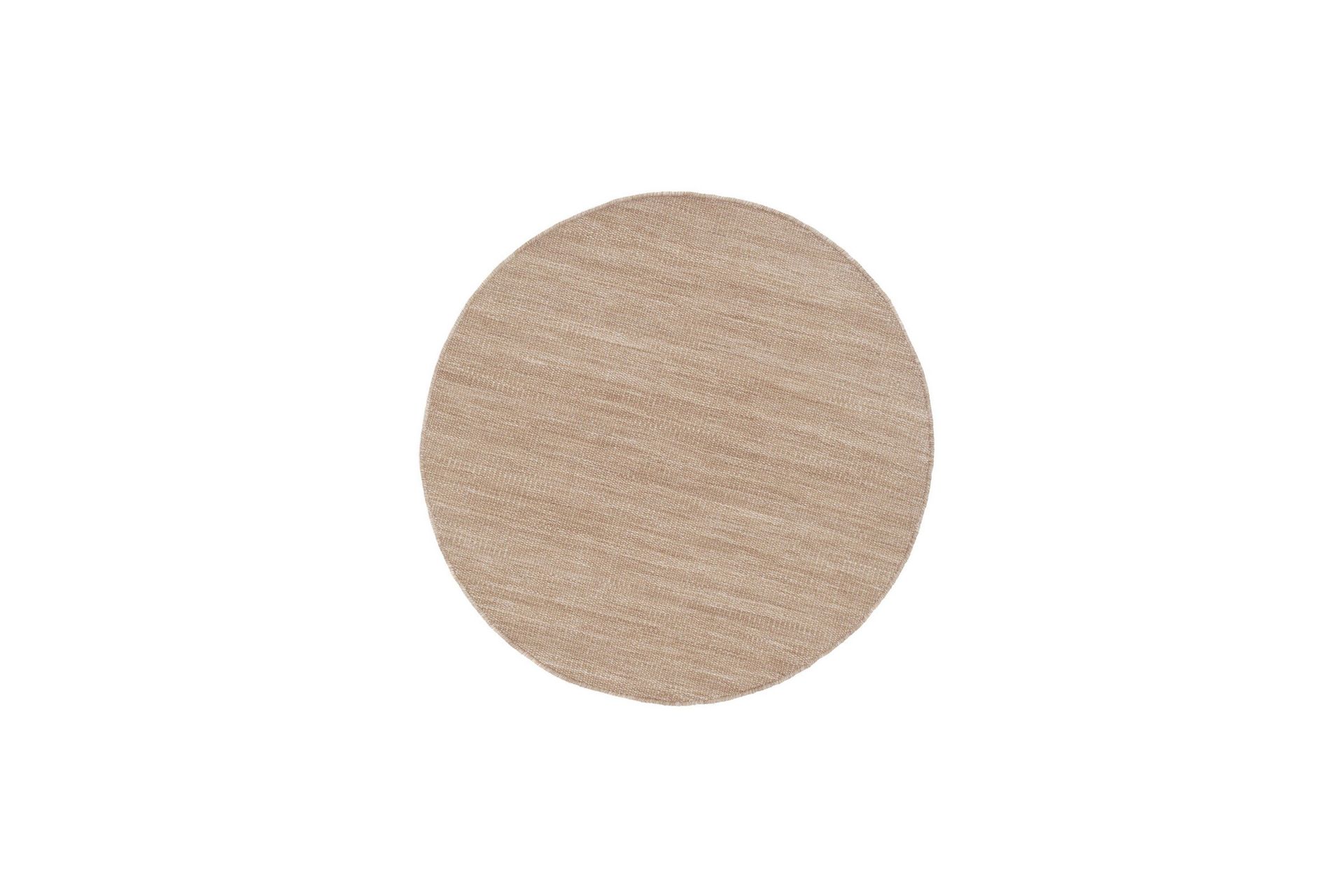 birka ullmatta ø120 cm rund - sand