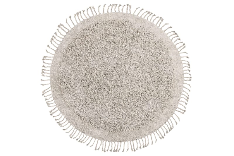 Bitlis Ryamatta 140 cm Rund, Beige