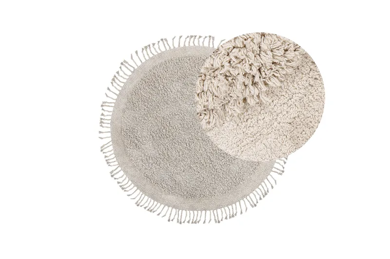 Bitlis Ryamatta 140 cm Rund - Beige - Textil & mattor - Matta - Modern matta - Ryamatta