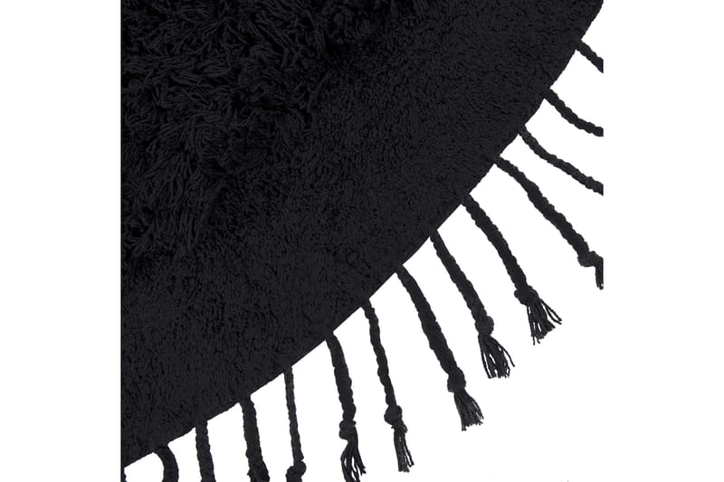 Bitlis Ryamatta 140 cm Rund - Svart - Textil & mattor - Matta - Modern matta - Ryamatta