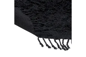 Bitlis Ryamatta 140 cm Rund - Svart - Textil & mattor - Matta - Modern matta - Ryamatta