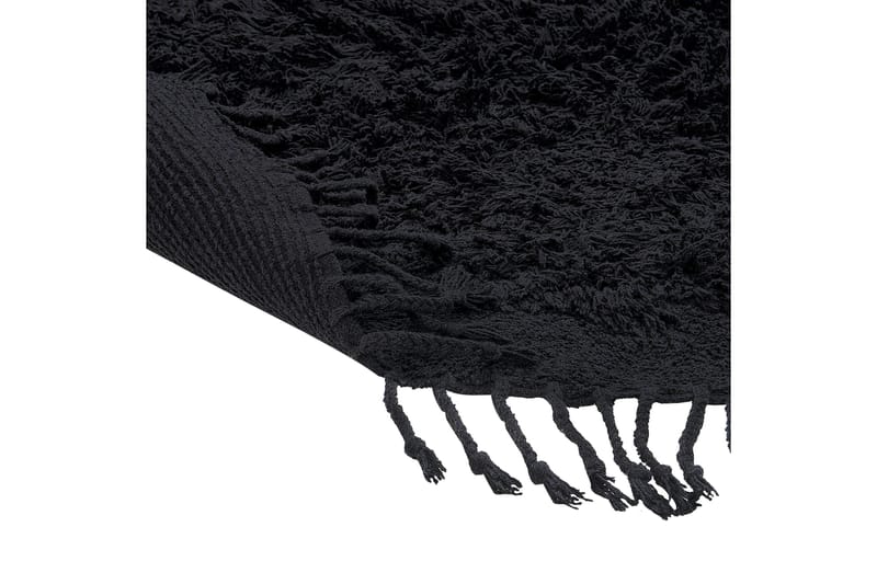 Bitlis Ryamatta 140 cm Rund - Svart - Textil & mattor - Matta - Modern matta - Ryamatta
