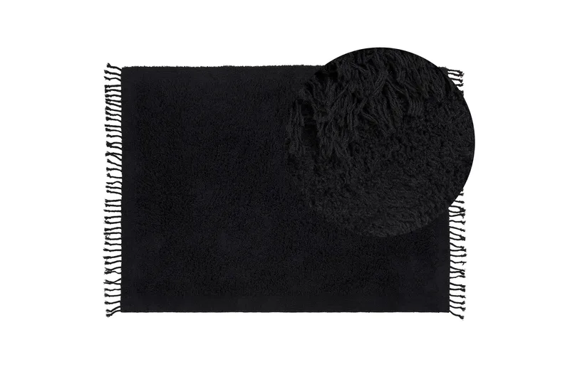 Bitlis Ryamatta 140x200 cm - Svart - Textil & mattor - Matta - Modern matta - Ryamatta