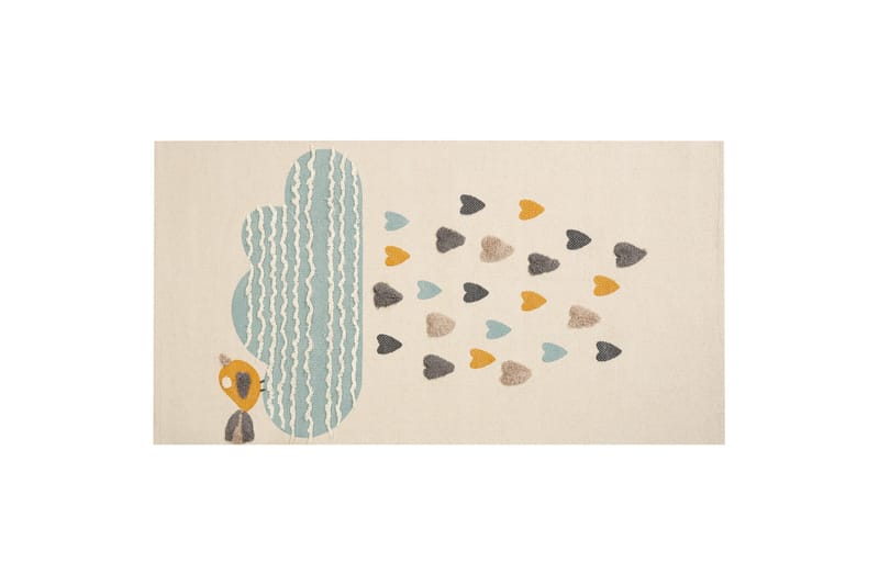 Blang Bomullsmatta 80x150 cm, Beige