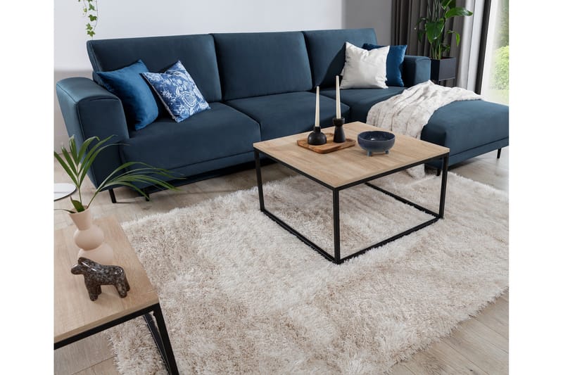 Blodwen Ryamatta 150x80 cm - Svart - Textil & mattor - Matta - Modern matta - Ryamatta