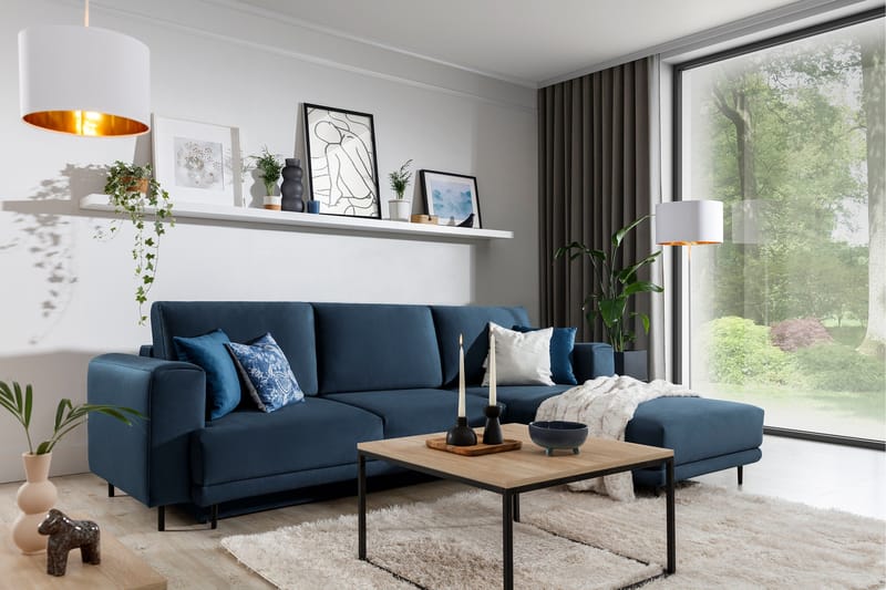 Blodwen Ryamatta 150x80 cm - Svart - Textil & mattor - Matta - Modern matta - Ryamatta