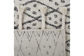 Bomullsmatta Agadir 140x200 cm - Svart/Vit - Textil & mattor - Matta - Modern matta - Bomullsmatta