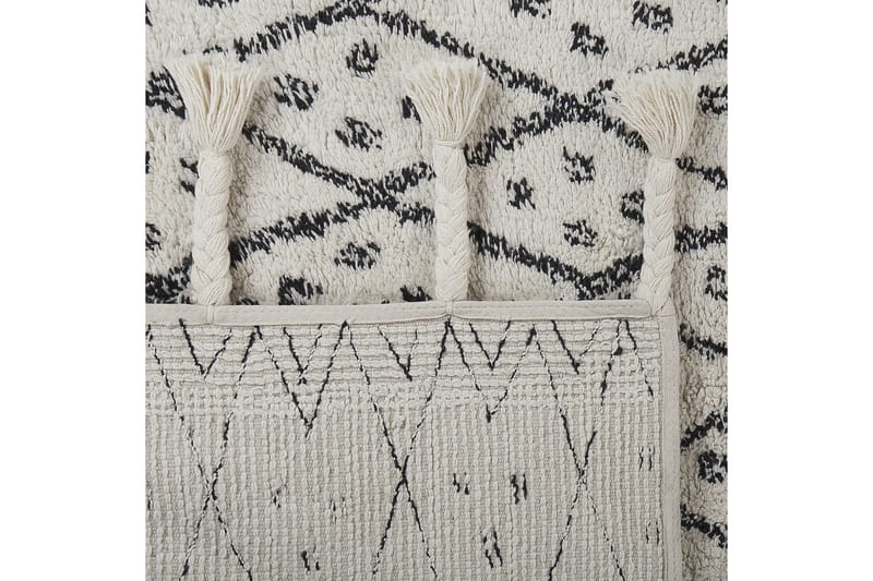 Bomullsmatta Agadir 140x200 cm - Svart/Vit - Textil & mattor - Matta - Modern matta - Bomullsmatta