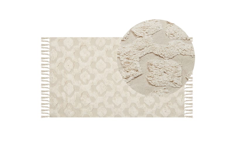 Bomullsmatta Aksaray 80x150 cm - Beige - Textil & mattor - Matta - Modern matta - Bomullsmatta