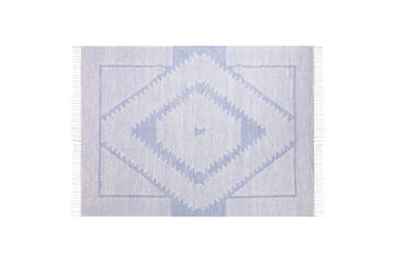 Bomullsmatta Ansar 140x200 cm - Blå - Textil & mattor - Matta - Modern matta - Bomullsmatta