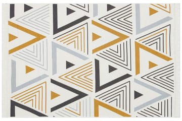 Bomullsmatta Are 160x230 Rektangulär - Gul/Grå - Textil & mattor - Matta - Modern matta - Bomullsmatta