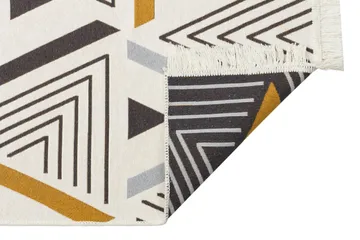 Are Bomullsmatta 160x230 cm Rektangulär - Gul/Grå - Textil & mattor - Matta - Modern matta - Bomullsmatta