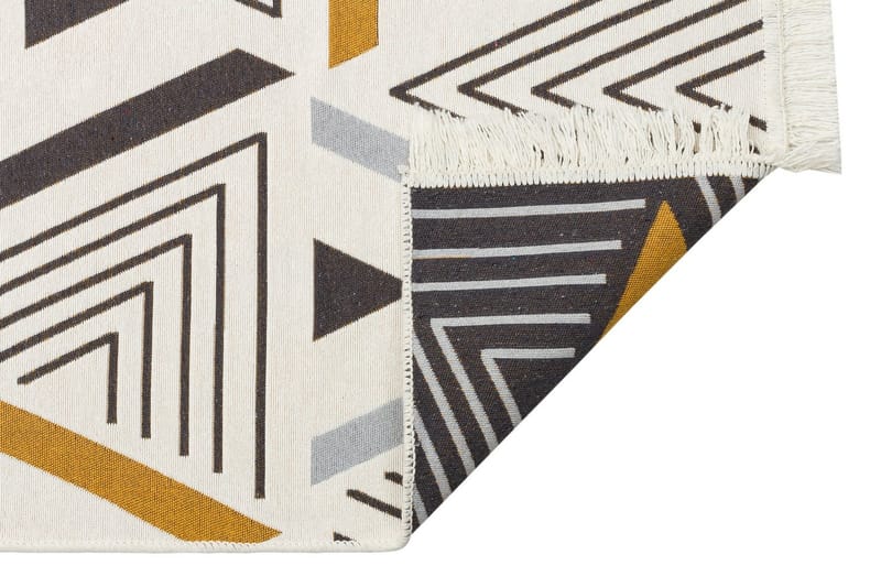 Are Bomullsmatta 160x230 cm Rektangulär - Gul/Grå - Textil & mattor - Matta - Modern matta - Bomullsmatta