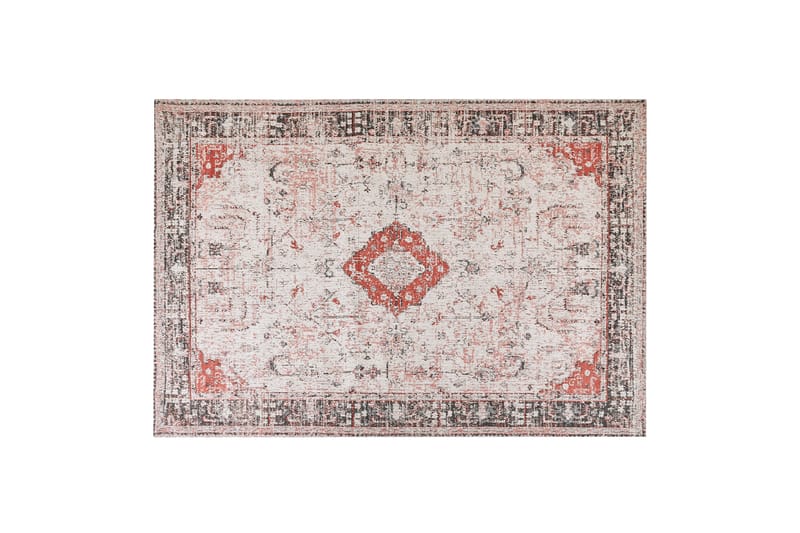 Bomullsmatta Attera 160x230 cm - Röd - Textil & mattor - Matta - Modern matta - Bomullsmatta