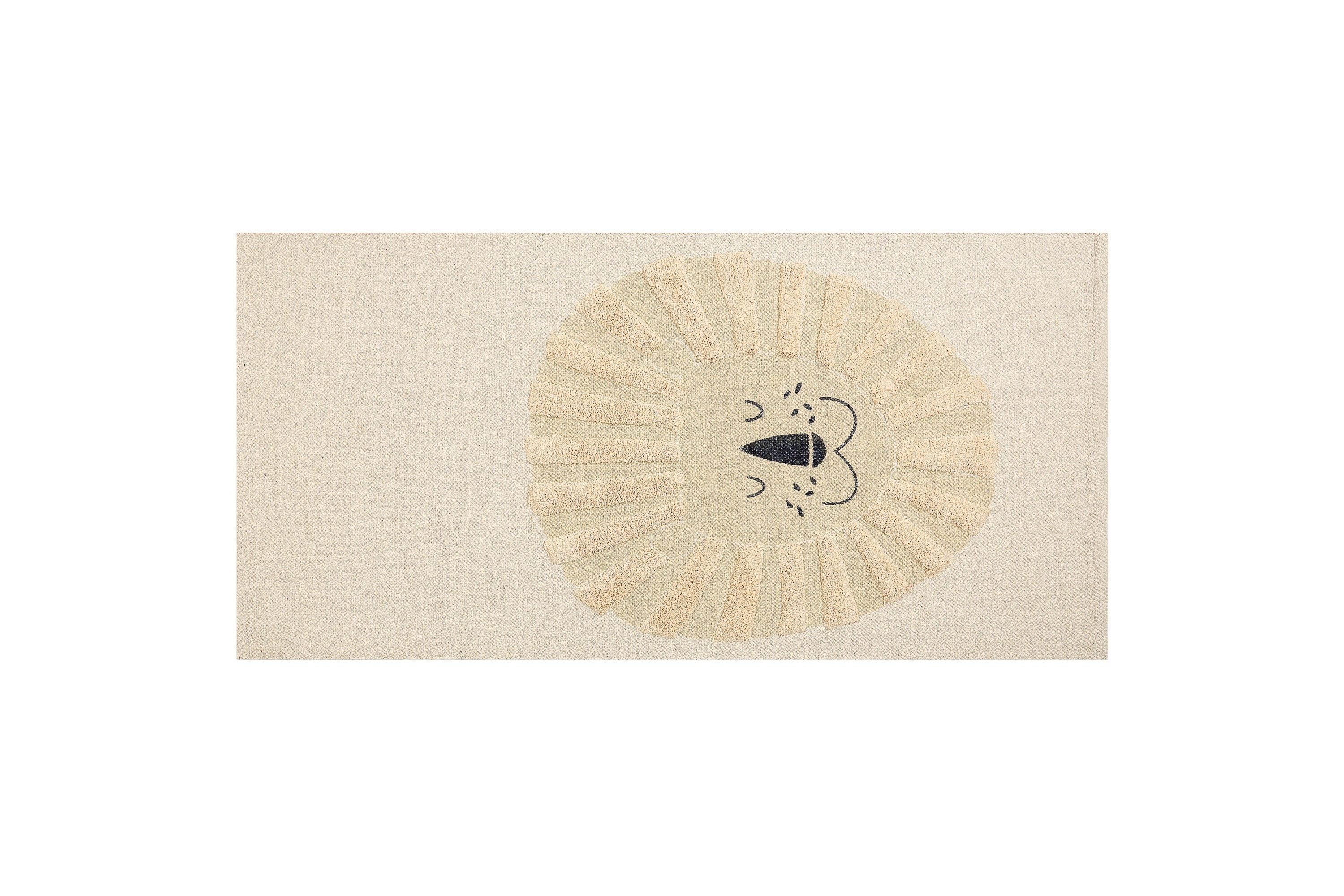 Bomullsmatta Balari 80x150 cm Beige