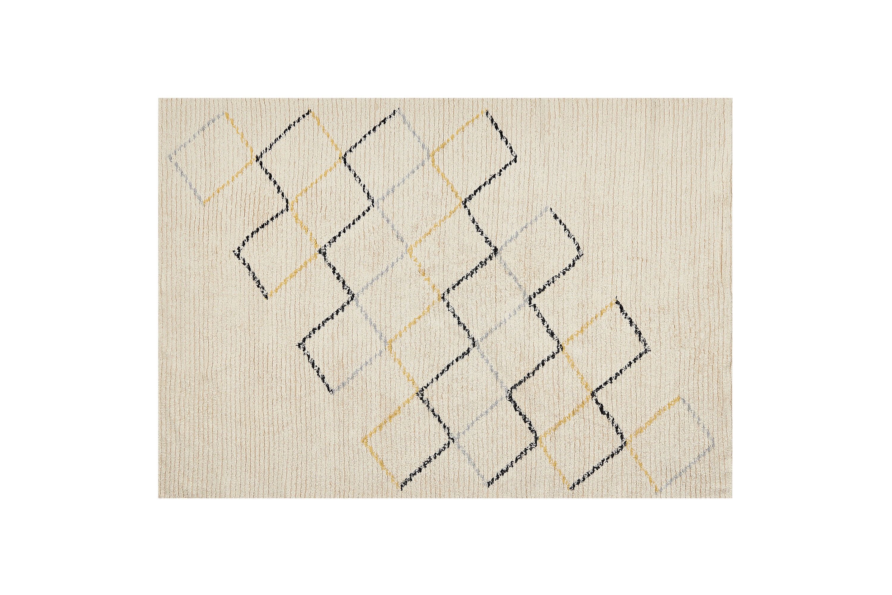 Bomullsmatta Beige 160x230 cm Beige