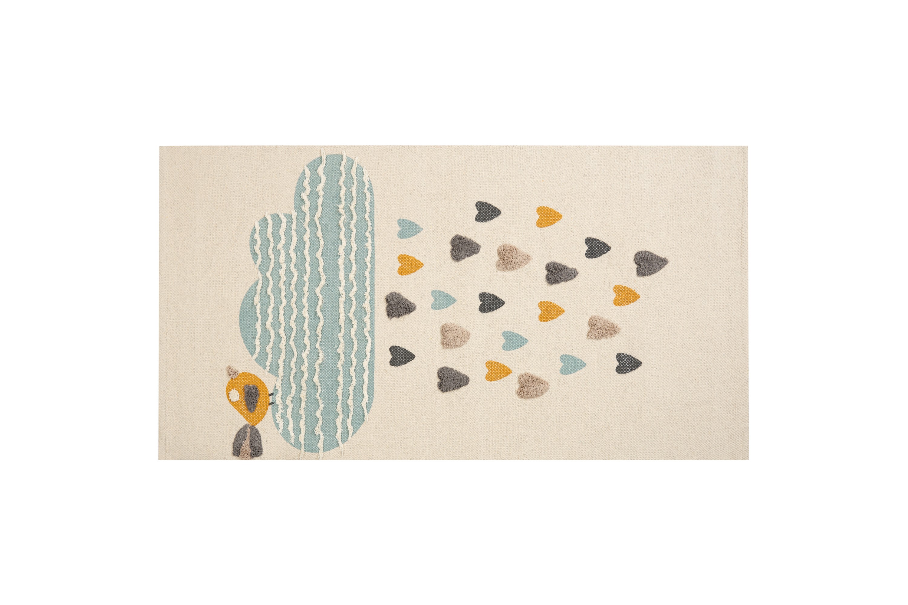 Bomullsmatta Blang 80x150 cm Beige