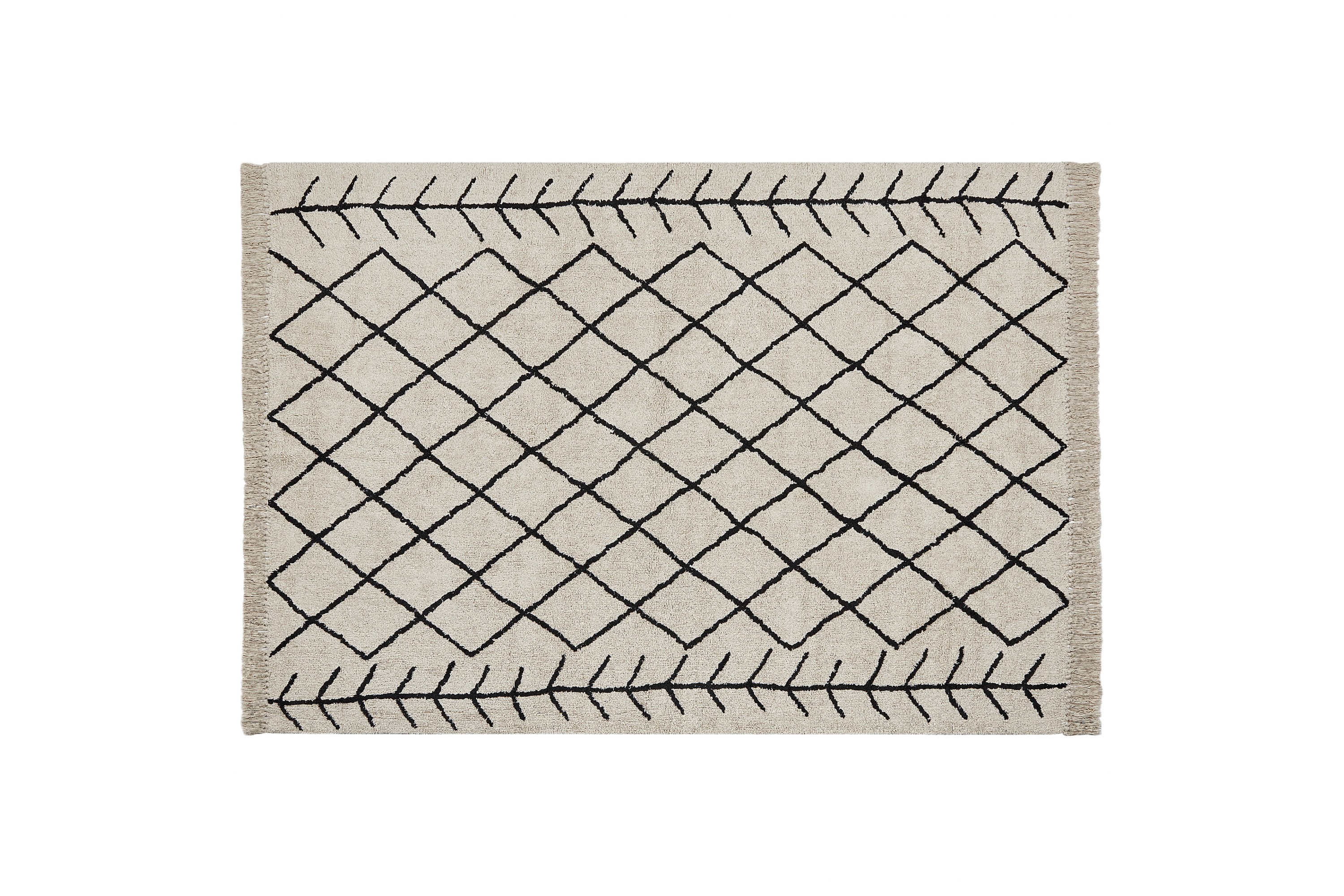 Bomullsmatta Bozkir 160x230 cm Beige