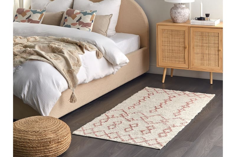 Bomullsmatta Buxar 80x150 cm - Beige - Textil & mattor - Matta - Modern matta - Bomullsmatta