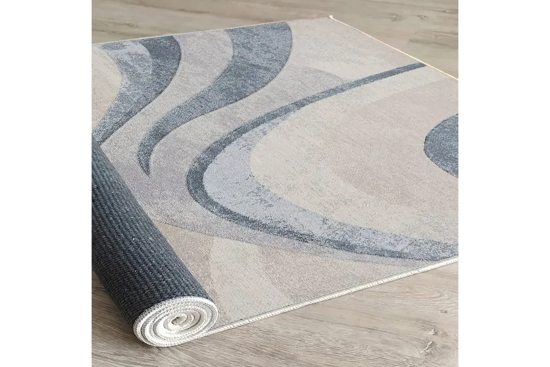 Carolina Bomullsmatta 100x300 cm Rektangulär - Blå - Textil & mattor - Matta - Modern matta - Bomullsmatta