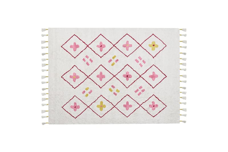 Bomullsmatta Cavus 160x230 cm - Vit - Textil & mattor - Matta - Modern matta - Bomullsmatta