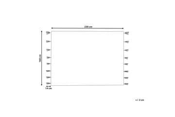 Bomullsmatta Cavus 160x230 cm - Vit - Textil & mattor - Matta - Modern matta - Bomullsmatta