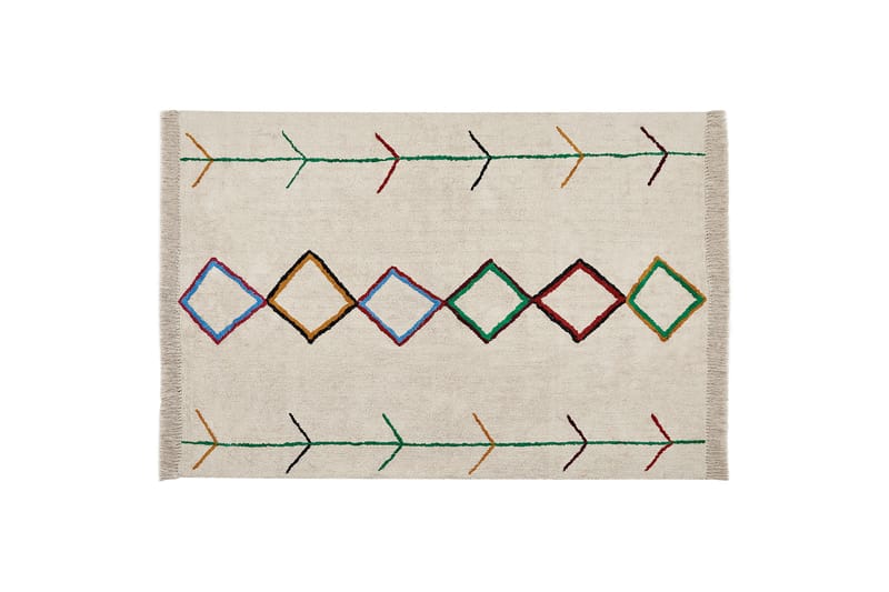 Bomullsmatta Cetmi 160x230 cm - Beige - Textil & mattor - Matta - Modern matta - Bomullsmatta