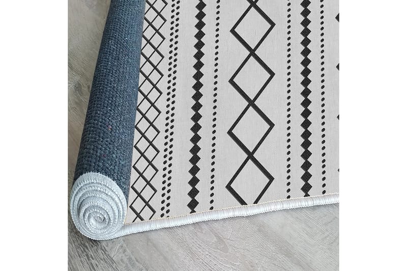 Bomullsmatta Dali 100x300 Rektangulär - Vit - Textil & mattor - Matta - Modern matta - Bomullsmatta