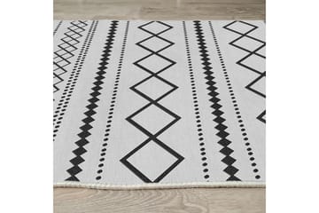 Bomullsmatta Dali 100x300 Rektangulär - Vit - Textil & mattor - Matta - Modern matta - Bomullsmatta