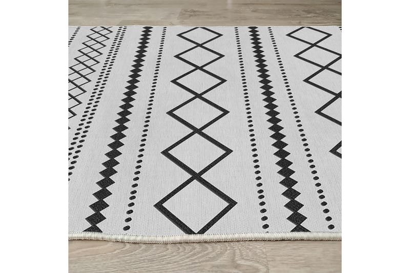 Bomullsmatta Dali 100x300 Rektangulär - Vit - Textil & mattor - Matta - Modern matta - Bomullsmatta