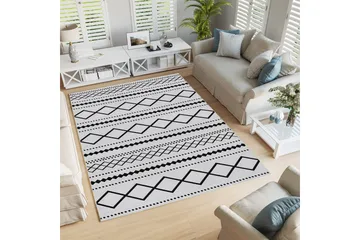 Dali Bomullsmatta 100x300 cm Rektangulär - Vit - Textil & mattor - Matta - Modern matta - Bomullsmatta