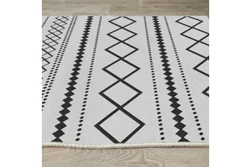 Dali Bomullsmatta 100x300 cm Rektangulär - Vit - Textil & mattor - Matta - Modern matta - Bomullsmatta