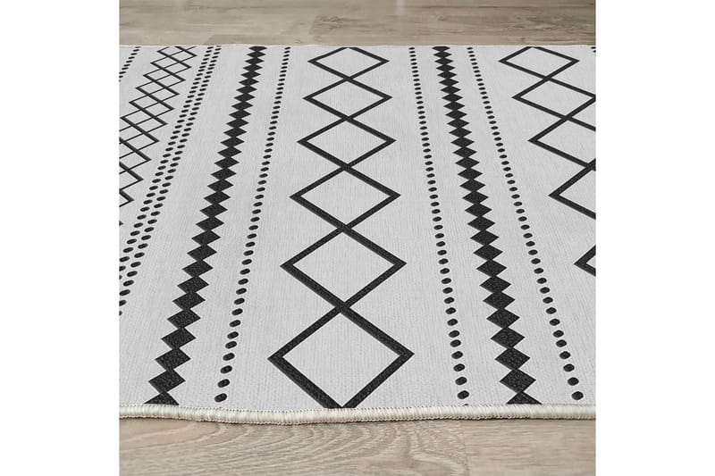 Dali Bomullsmatta 100x300 cm Rektangulär - Vit - Textil & mattor - Matta - Modern matta - Bomullsmatta